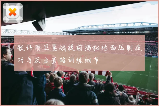张伟丽卫冕战提前揭秘地面压制技巧与反击套路训练细节